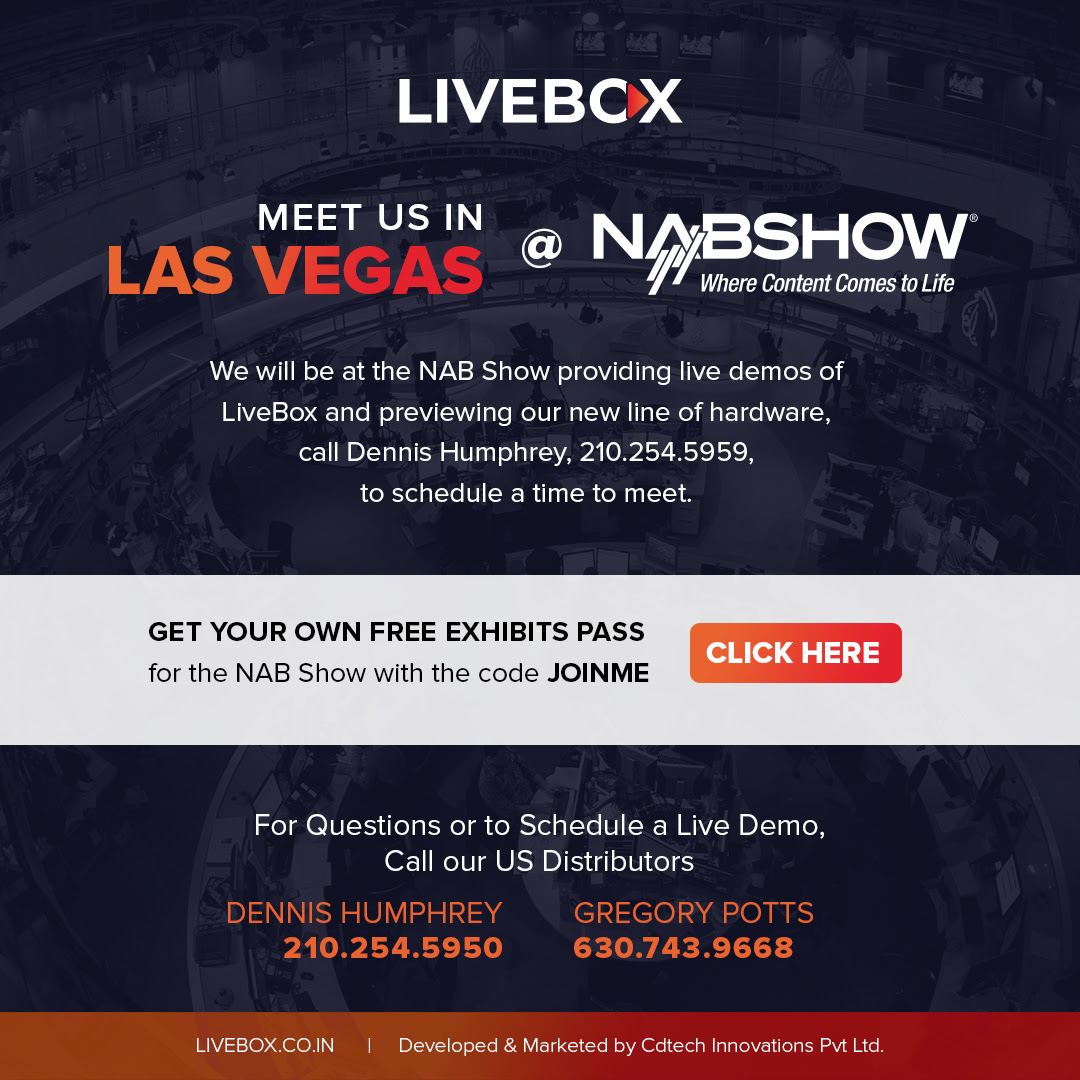 Livebox server demo at Las Vegas
